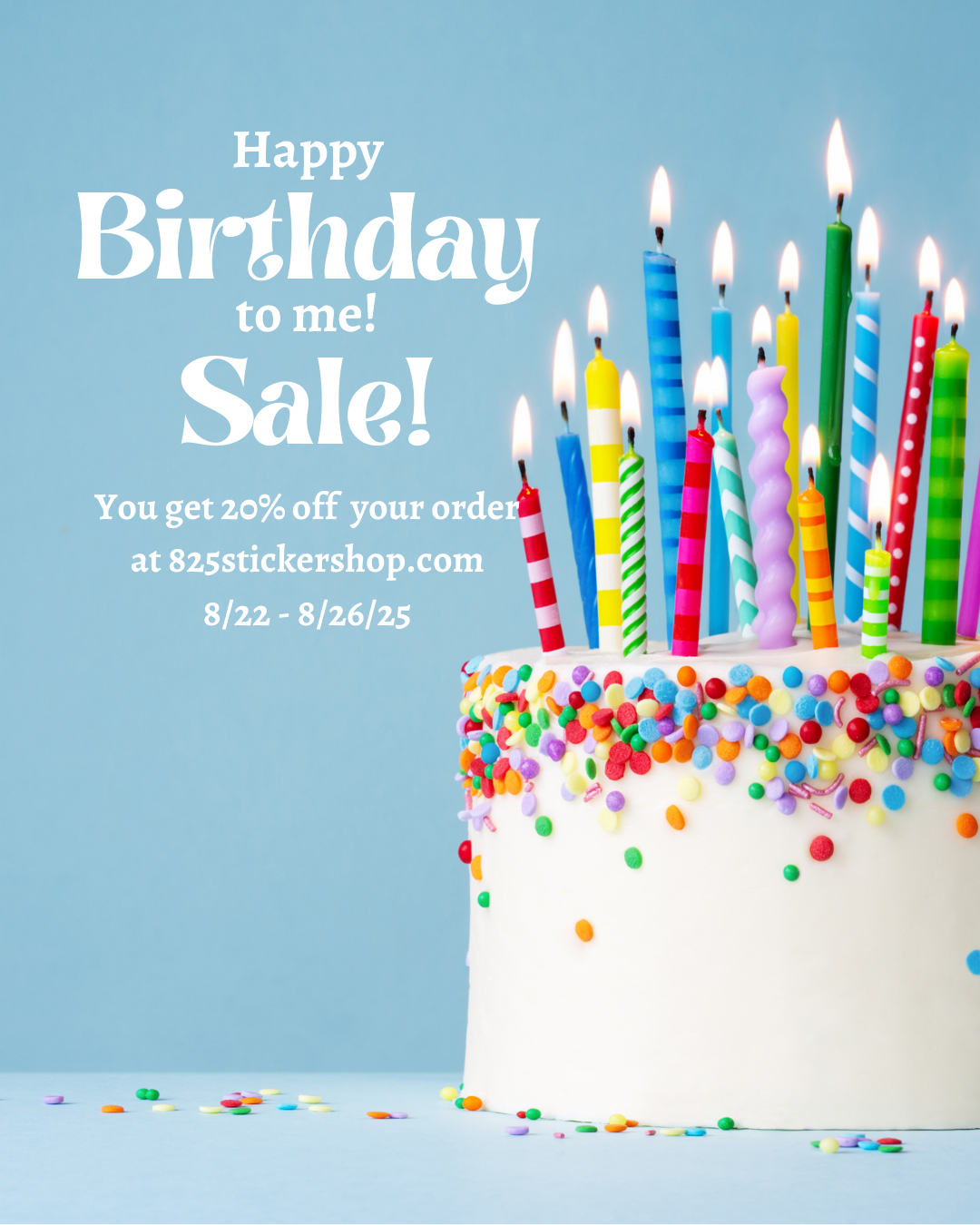 Birthday Sale!