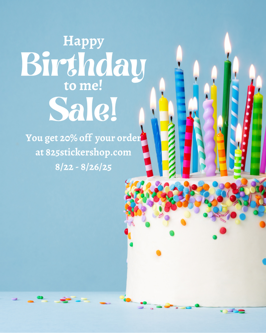 Birthday Sale!