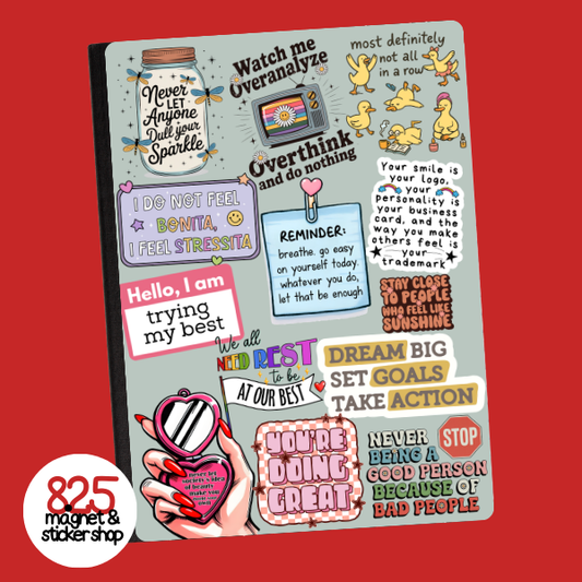 Self-Love & Positivity Notebook Sticker