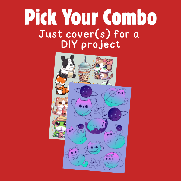 Anime Kids, Anime Vibes Notebook Sticker