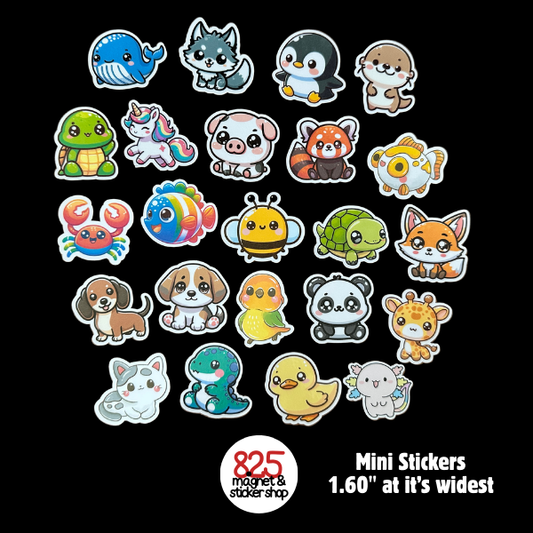 Cute Kawaii Animal Mini Sticker Bundle