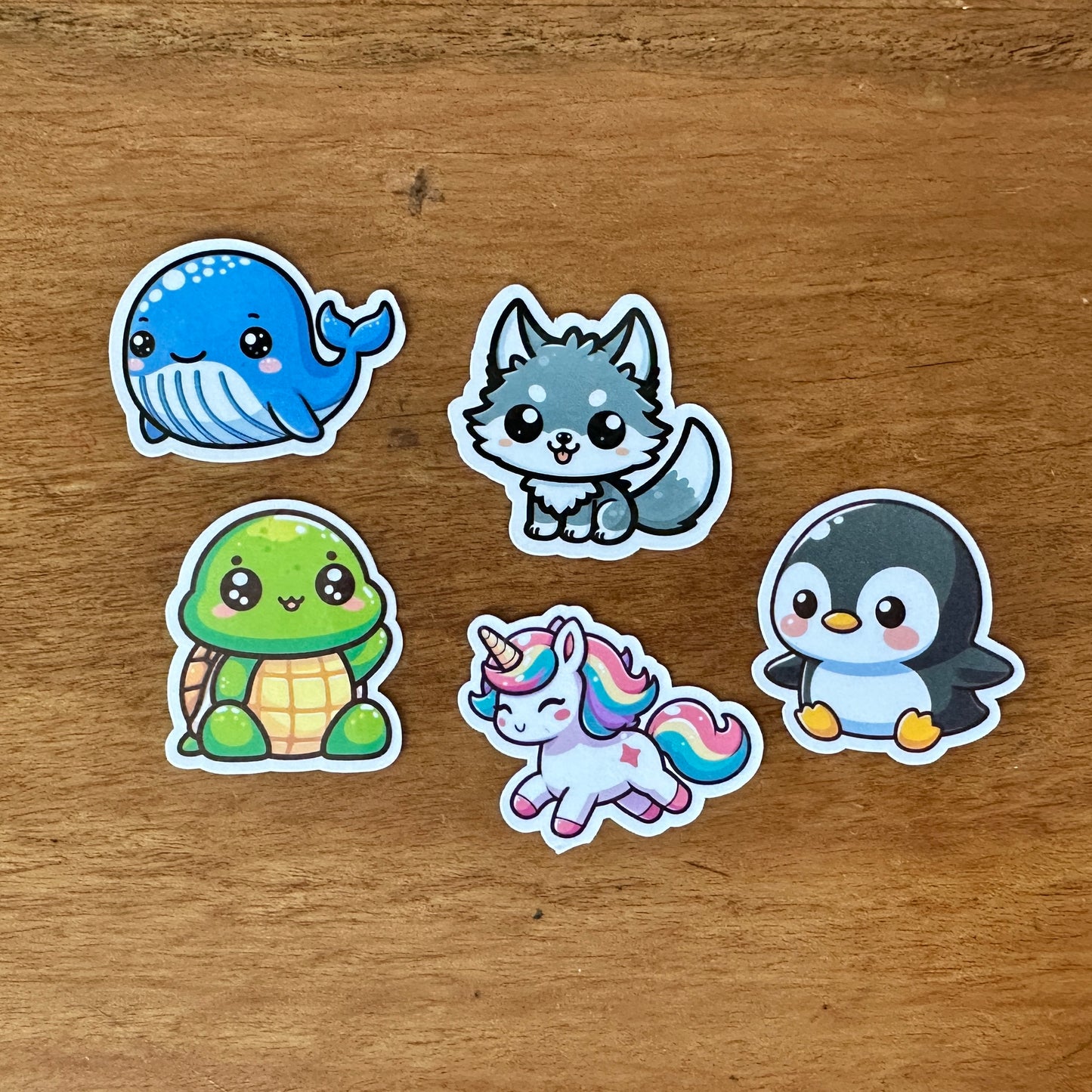 Cute Kawaii Animal Mini Sticker Bundle