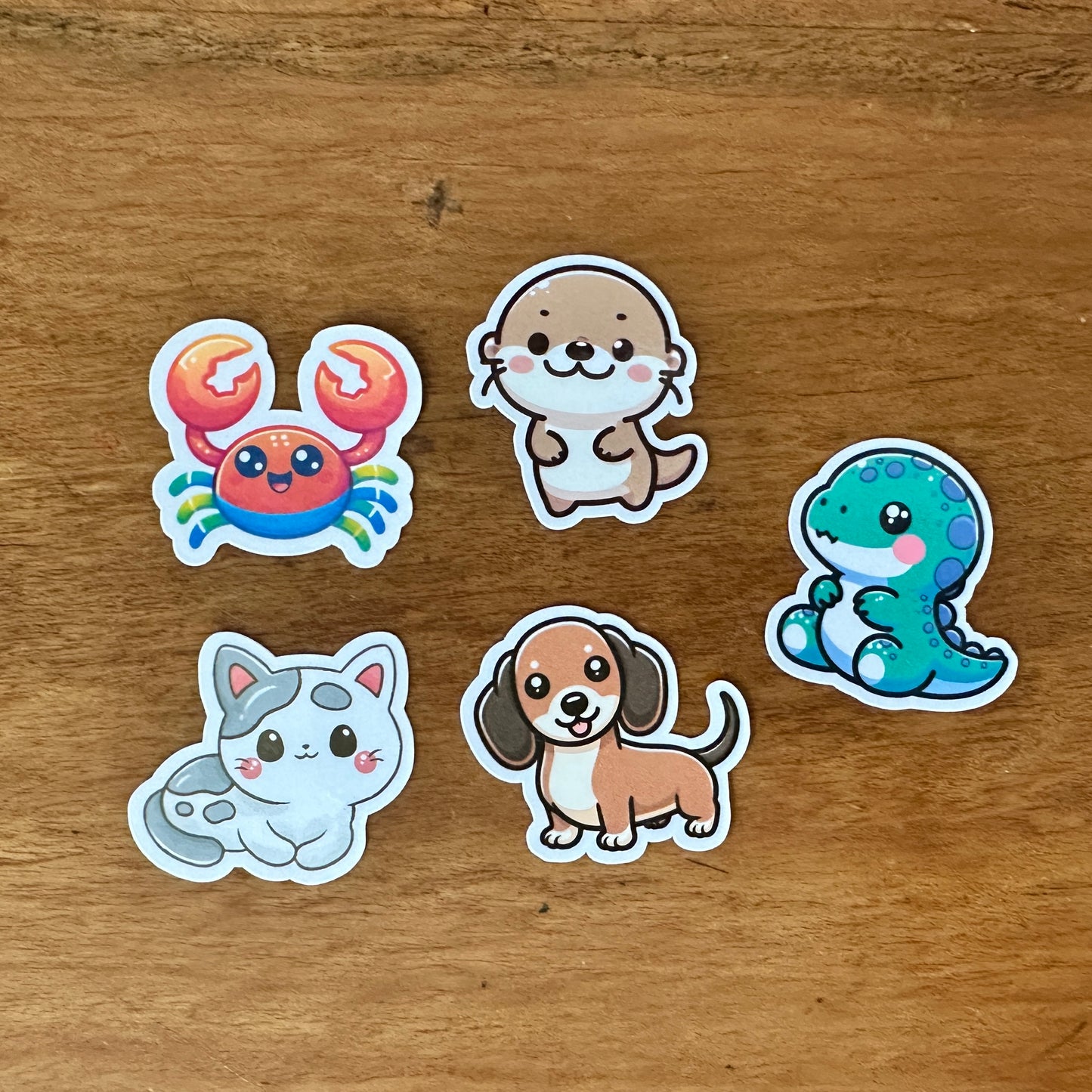 Cute Kawaii Animal Mini Sticker Bundle