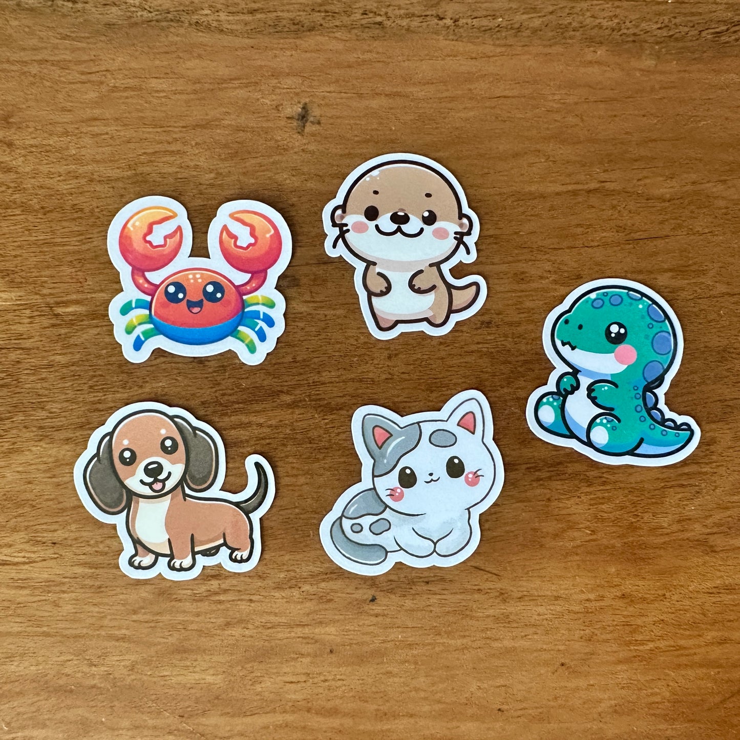 Cute Kawaii Animal Mini Sticker Bundle