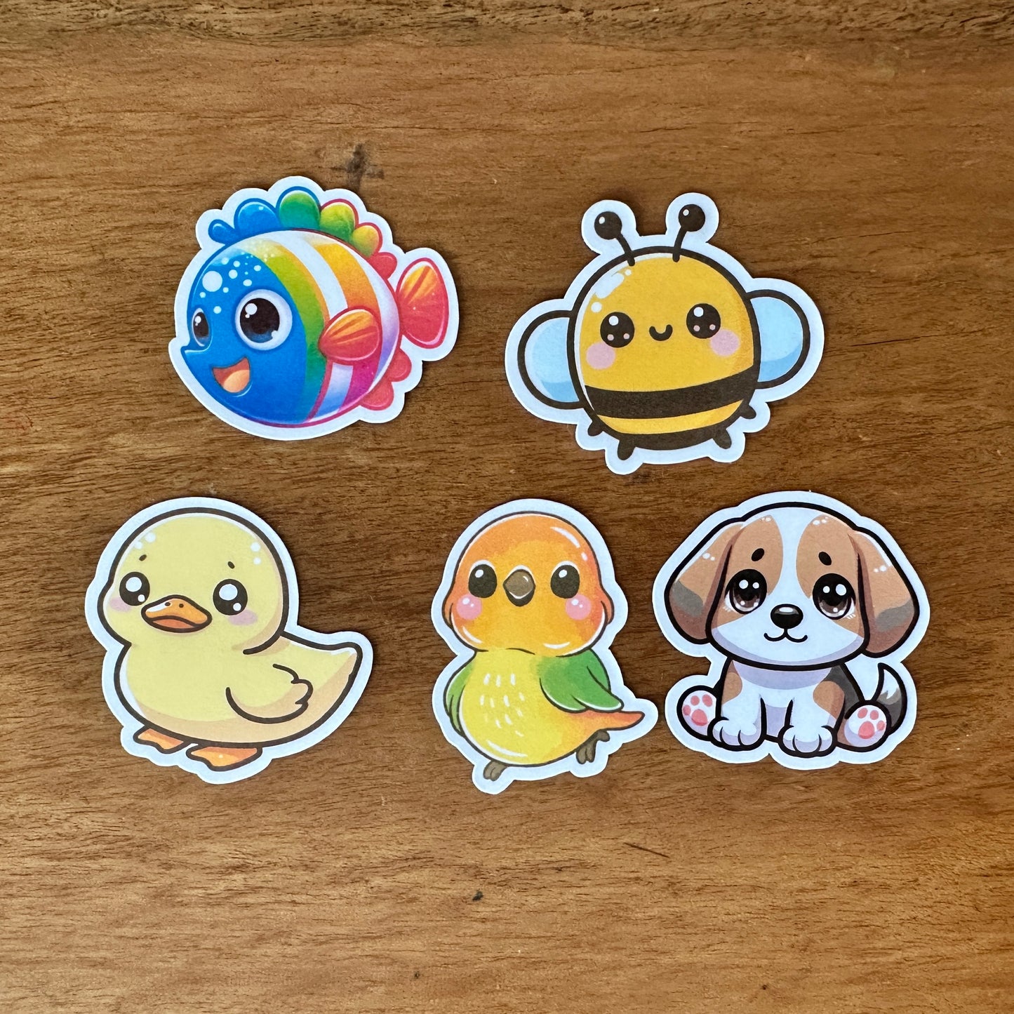 Cute Kawaii Animal Mini Sticker Bundle