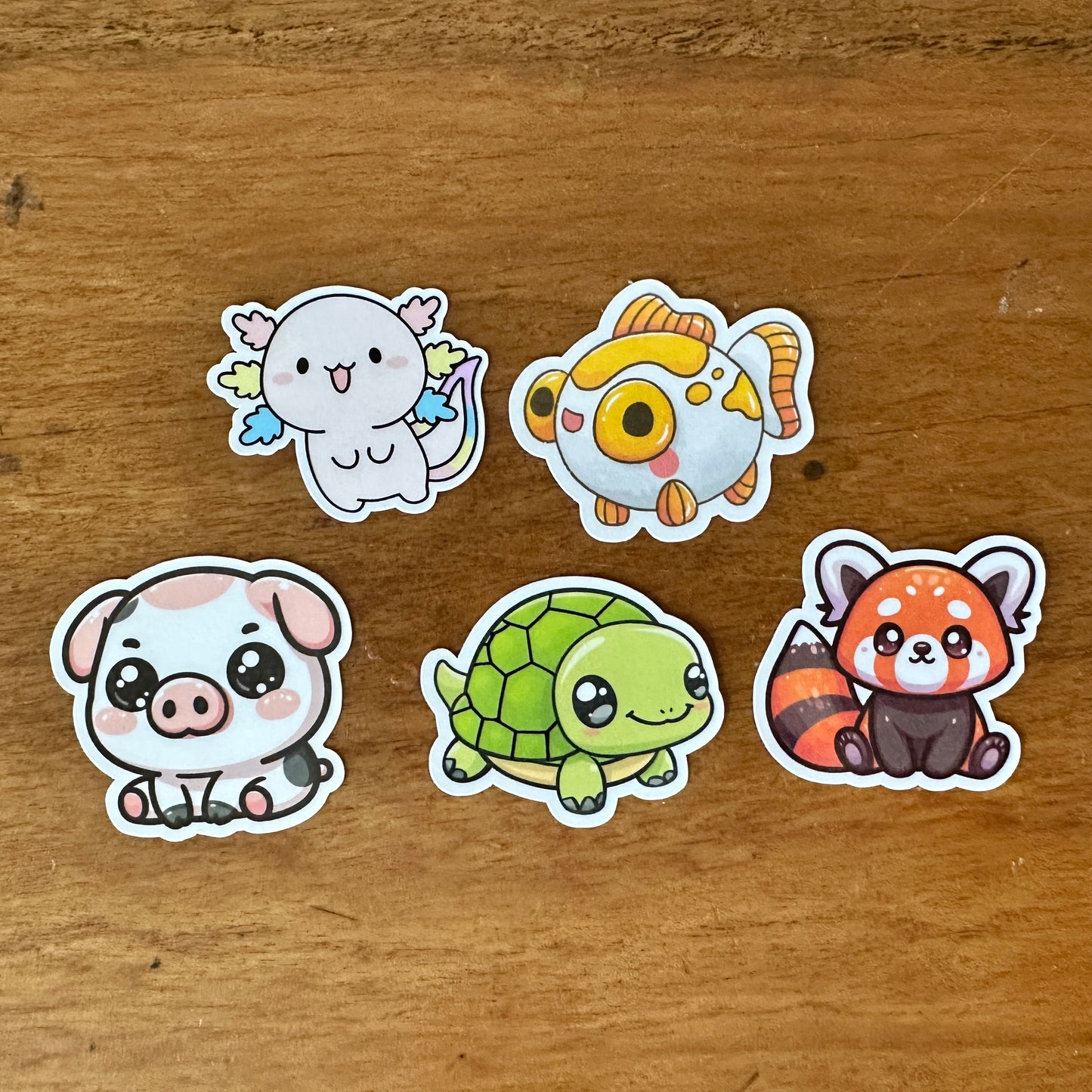Cute Kawaii Animal Mini Sticker Bundle