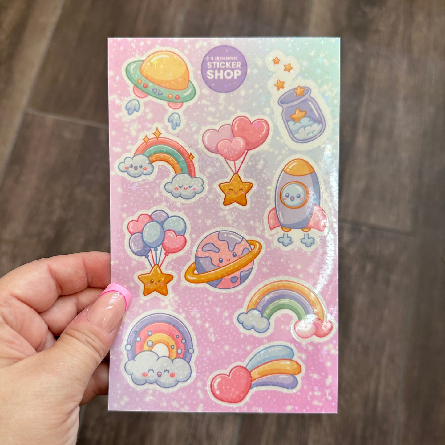 Kiss-Cut Sticker Sheet
