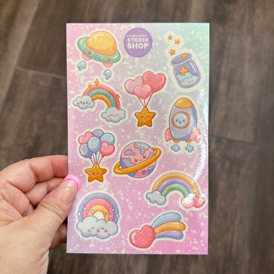 Kiss-Cut Sticker Sheet