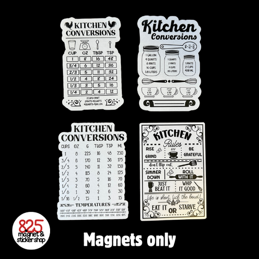 Kitchen Conversion Magnets